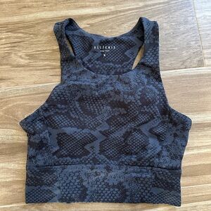 AllFenix dark blue Snake Print Sports Bra. Size M. Perfect!!